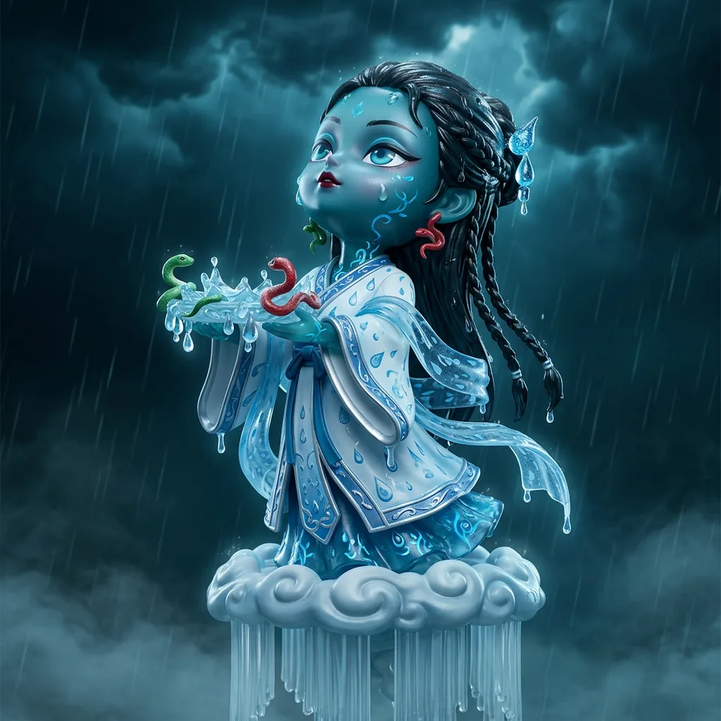 山海经·雨师操蛇 · 雨青