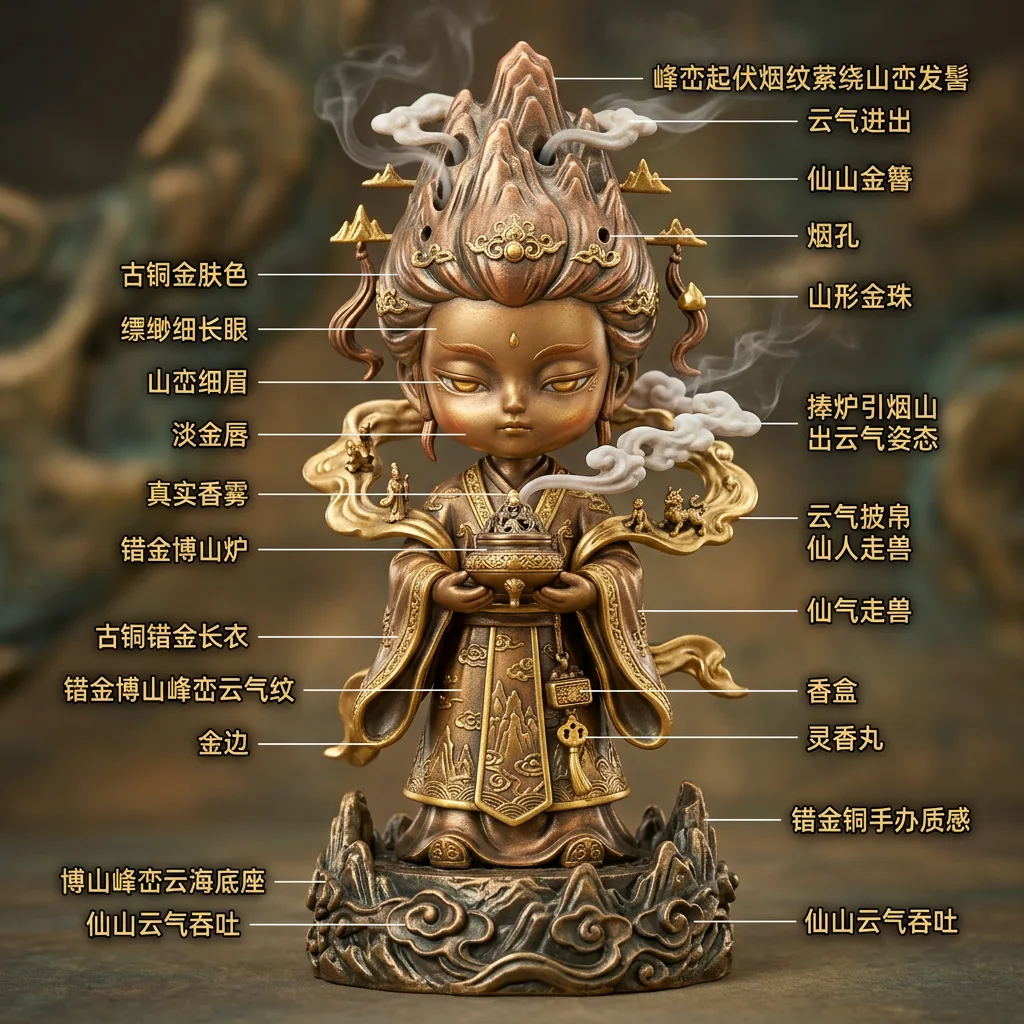 西汉·博山炉烟 · 炉烟