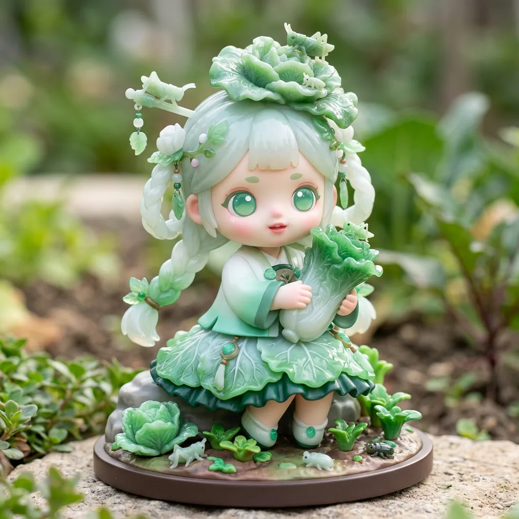 清·翠玉白菜 · 菘翠