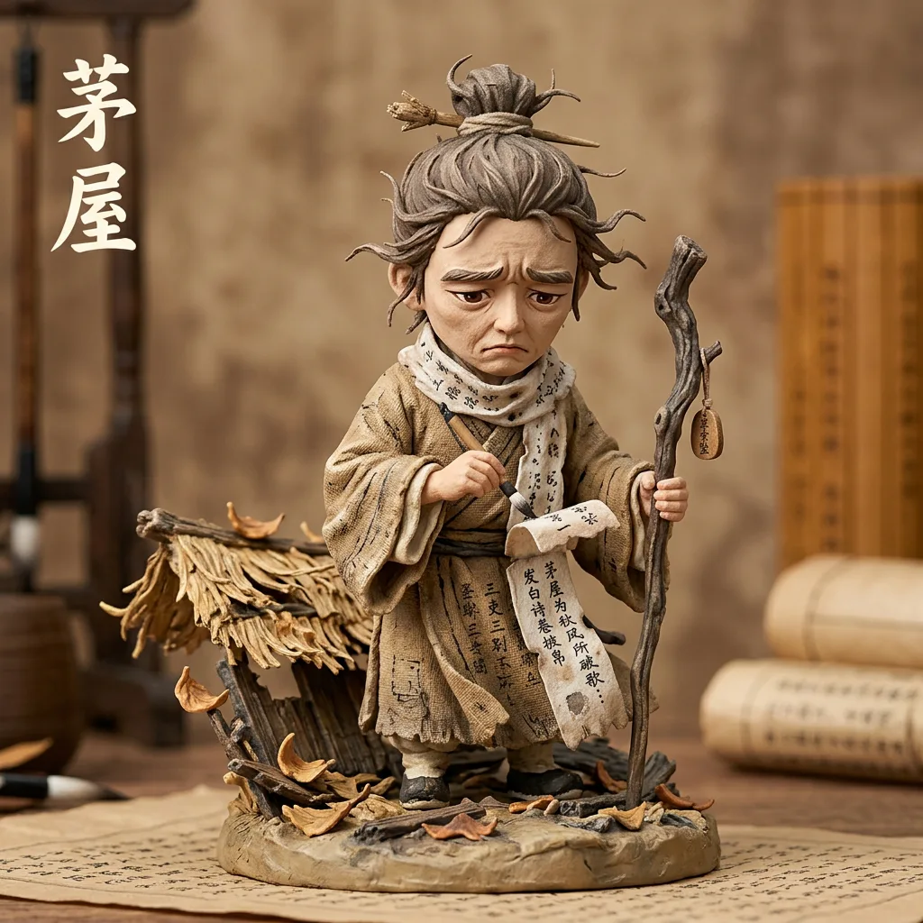 唐·杜甫茅屋 · 甫茅