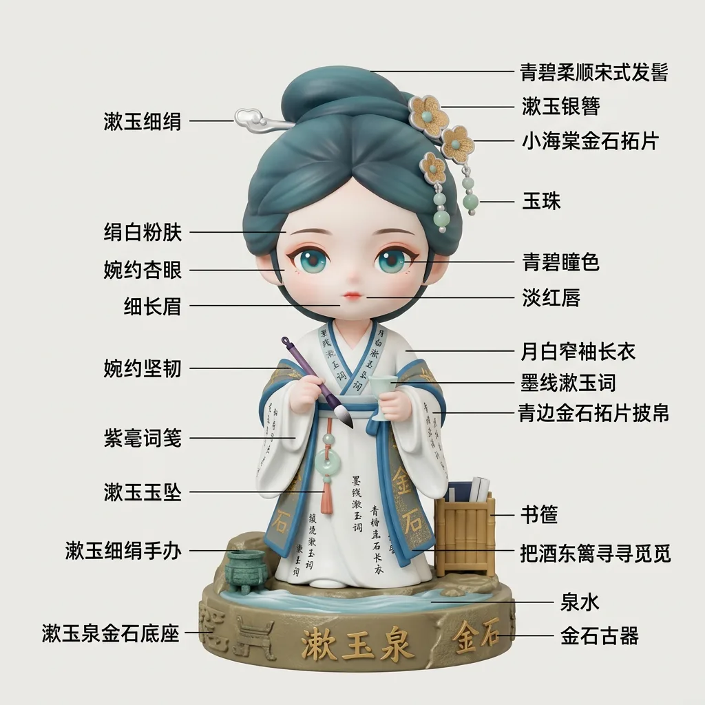 宋·清照漱玉 · 照漱