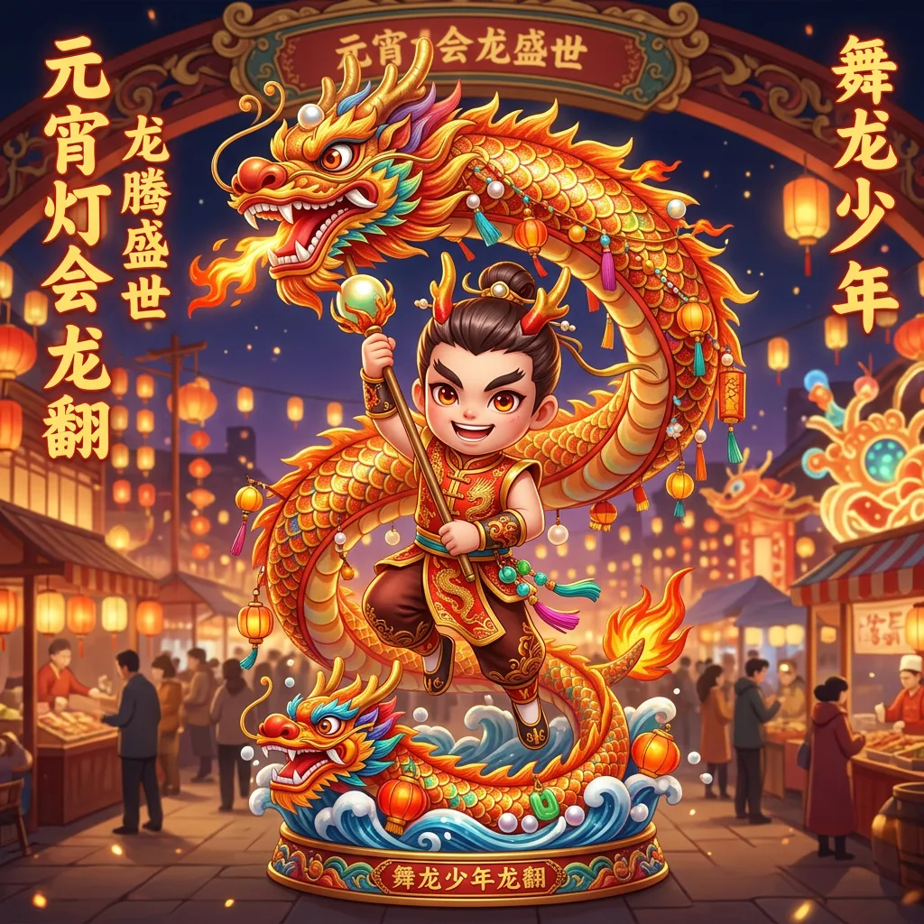 元宵·舞龙翻江 · 龙翻