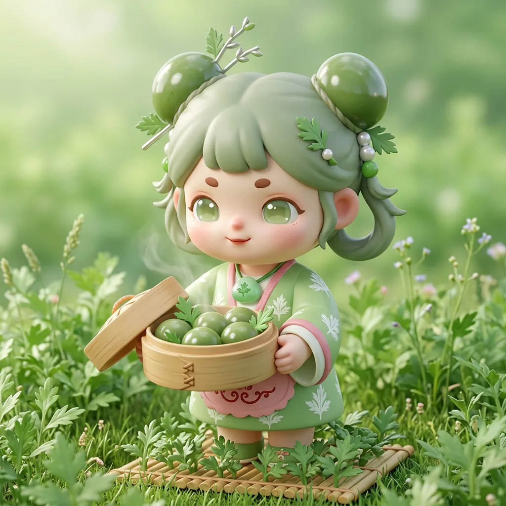清明·青团寄思 · 团艾