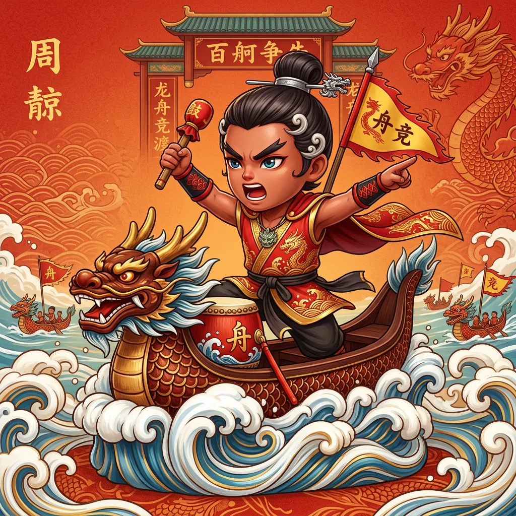 端午·龙舟竞渡 · 舟竞
