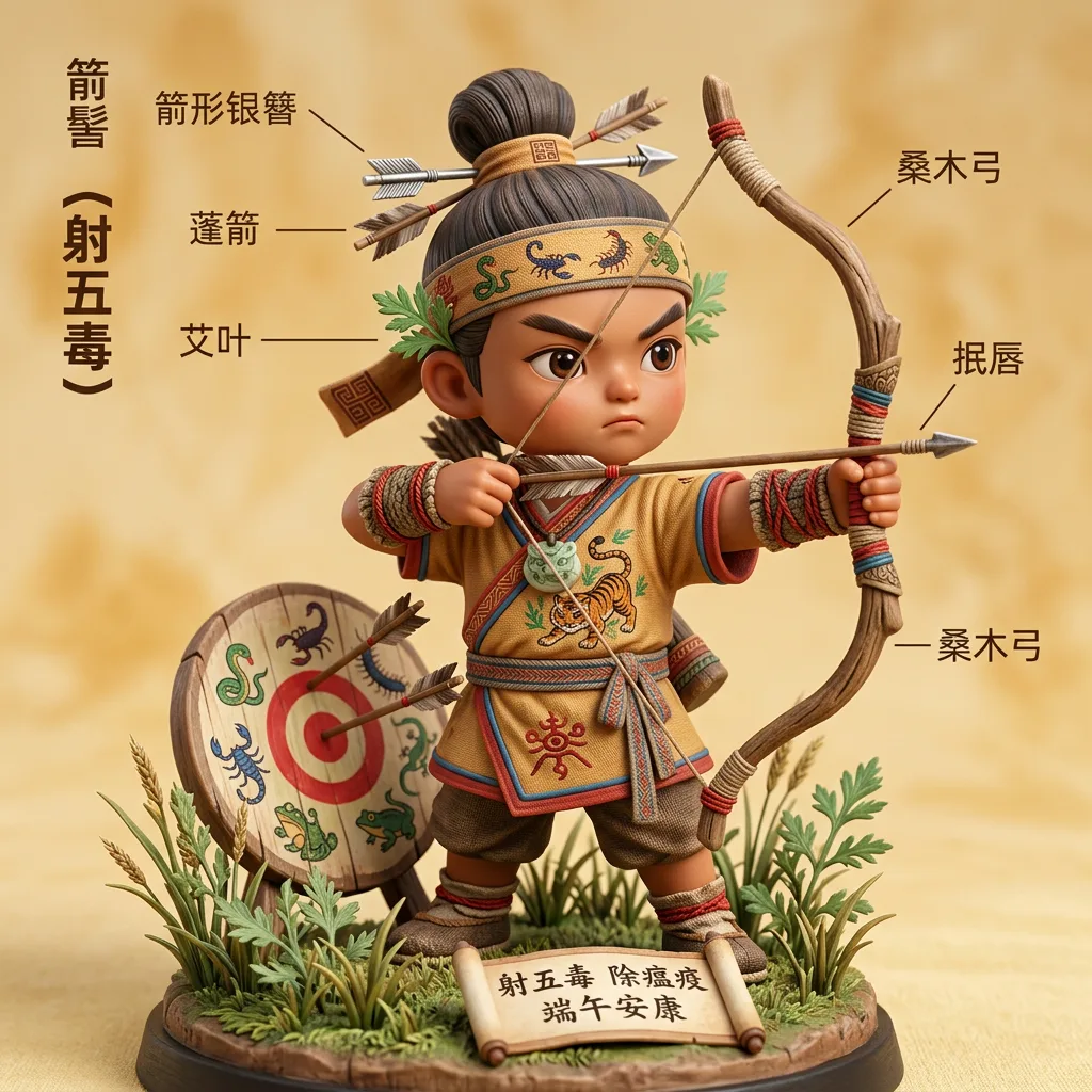 端午·射五毒除瘟 · 毒射