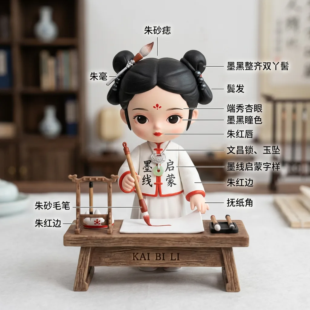 开笔·朱砂启智 · 笔开