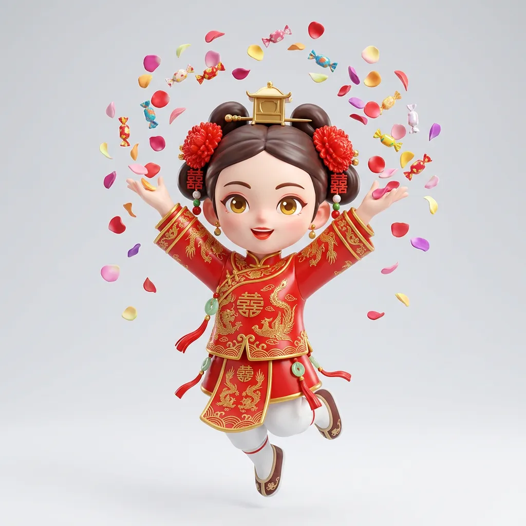 280_轿红_动作库_04撒花