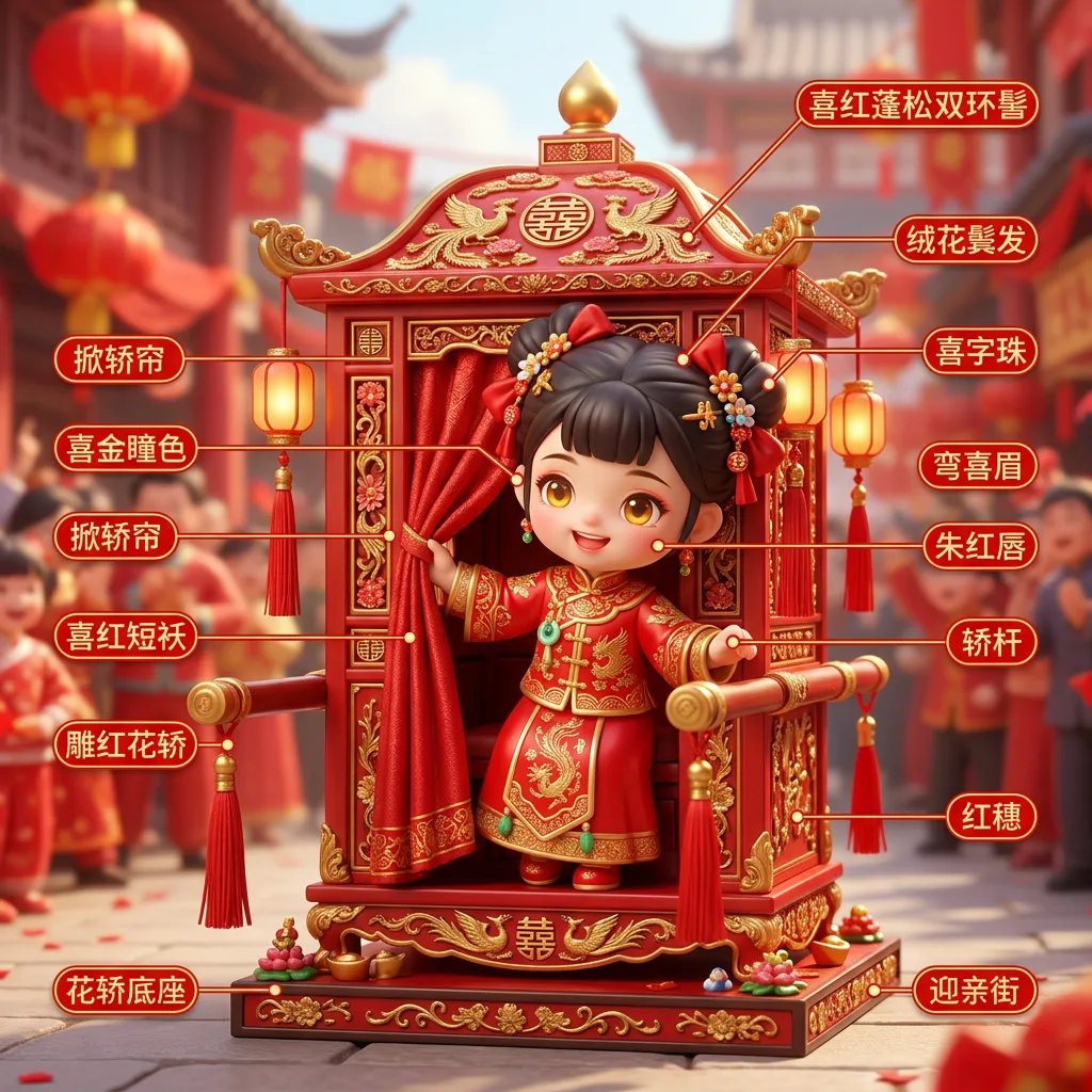 婚礼·花轿临门 · 轿红