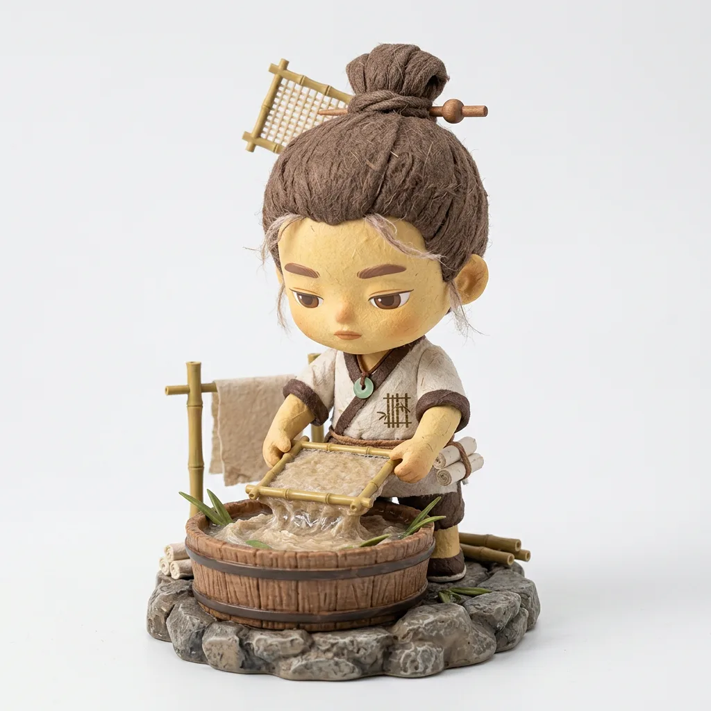 造纸·树皮成笺 · 纸侯