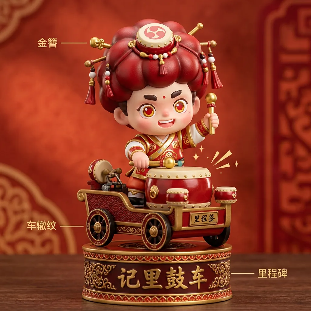 记里鼓车·十里一槌 · 鼓记
