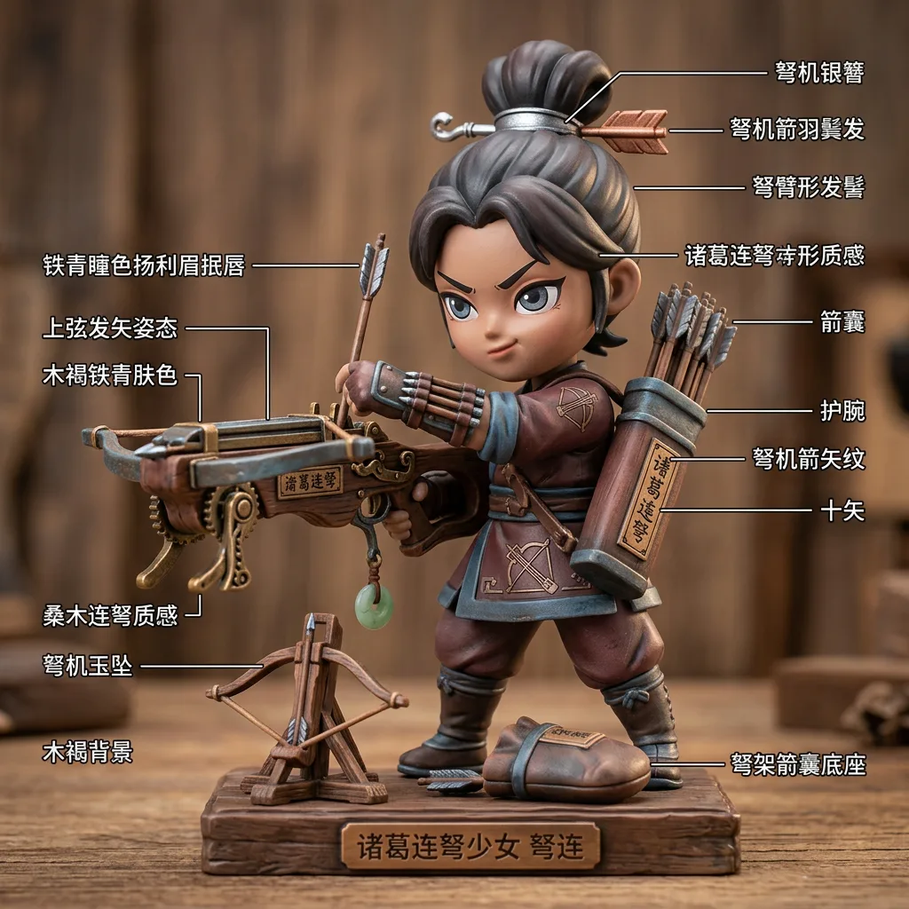 连弩·十矢俱发 · 弩连