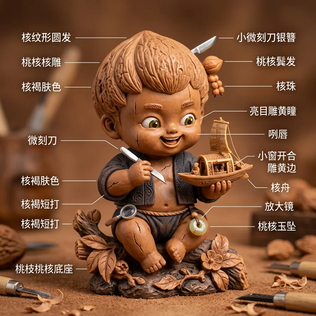 核雕·芥子须弥 · 核舟