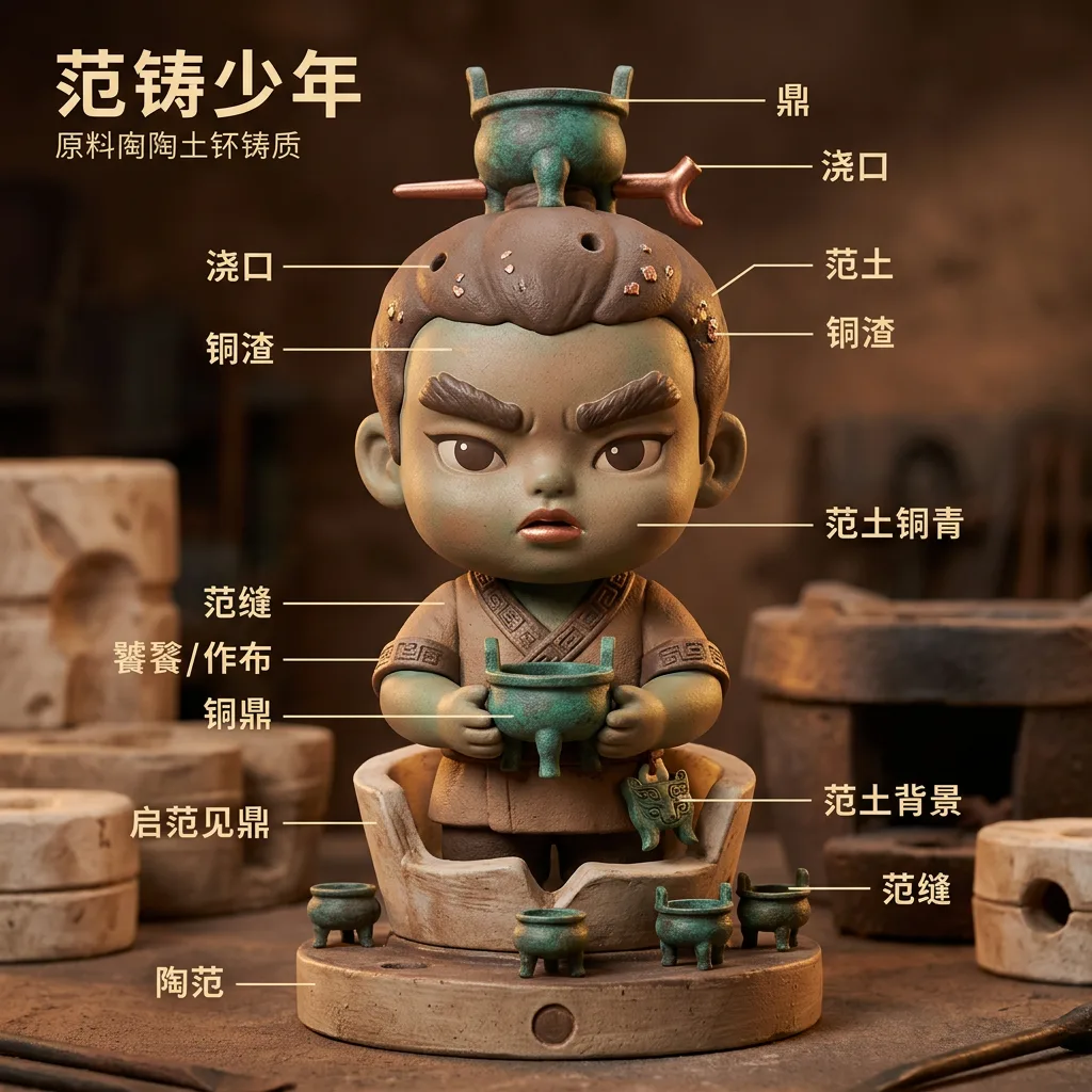 范铸·合范成鼎 · 范铸